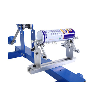 Manual Bottle and Cylinder Screen Printing Machine for Card Paper Label Printing