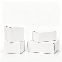 Boîte en carton blanc vierge non imprimée, pliable, simple, vide, en papier, personnalisable, emballage imprimé sur mesure, Caja Plegable Blanca Embalaje