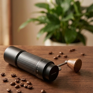 Molinillo <span class=keywords><strong>de</strong></span> Café Manual Digital Portátil y Ajustable con Muelas <span class=keywords><strong>de</strong></span> Acero Inoxidable y Construcción <span class=keywords><strong>de</strong></span> Aleación <span class=keywords><strong>de</strong></span> Aluminio, Capacidad <span class=keywords><strong>de</strong></span> 35g - Product Image 5