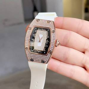 New top-tier starry sky full diamond <b>mechanical</b> <b>watch</b>, skeleton movement, suitable for women's business, dating, and social - Product Image 4