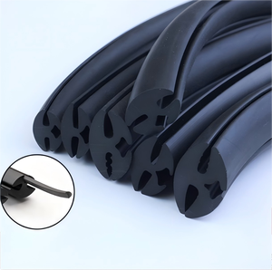Cửa cơ khí cao su niêm phong dải hình chữ H ba cổng khe cắm thẻ EPDM cho kính ô tô, cửa tủ điện và cửa sổ - Product Image 3