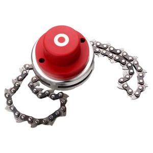 Chain Type Lawn Mower Head 148x115x76mm Red Rotary Blade Electric Gasoline Mower Accessory Garden Tool Part - Product Image 1