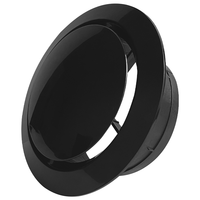 Cache de ventilation intérieur réglable pour système CVC, diffuseur rond détachable en ABS, grille d'aération en plastique pour air frais