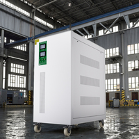 Stabilisateur de tension triphasé CA OEM TNS-30kVA SVC à affichage numérique, efficacité 98%, matériau cuivre, 50/60Hz, protection contre les surtensions