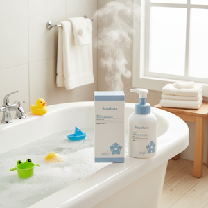 BEBERUNA Champú y Gel de Baño Suave Hidratante 2 en 1 para Bebés, 200ml, Hecho en Corea, Cuidado de la Piel del Bebé - Product Image 3