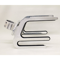 Support combiné pour wakeboard et kneeboard C10 Oval pour tubes de 2,5 à 2 pouces, tour de wakeboard polie ou noire