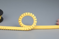 1 Rouleau de fil d'identification de câble, 1,5 à 10 m², 0 à 9, Marqueur de câble en PVC à clipser codé pour l'électronique et les ordinateurs