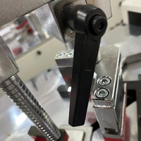 Machine de découpe de profilés pour cadres photo et moulures, modèle HY-D1, avec aspiration des poussières et règle épaissie pour le travail du bois