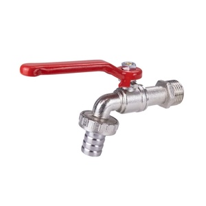 Robinet de raccordement pour réservoir d'eau IBC, adaptateur de tuyau d'arrosage de jardin, 1/2" 3/4" 1/2", robinet en alliage de zinc - Product Image 1