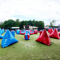Cibles de tir portables hermétiques pour jeux de tir rapide, laser game, tir à l'arc, bunkers gonflables de paintball