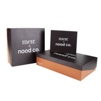 Boîte cadeau rigide en matériaux recyclés doublée de mousse EVA avec gaufrage et insert personnalisable pour emballage cosmétique haut de gamme