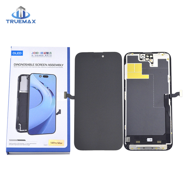 JCID Diagnosable Screen for iPhone 14 Pro Max Diagnostic Soft OLED LCD Display