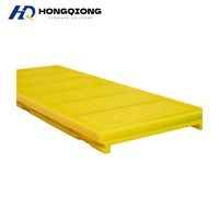Écran de déshydratation haute fréquence à montage sur rail avec conception anti-colmatage pour le criblage et le déshydratation par vibration fine