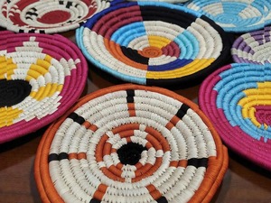 Top Demanded Sustainable Sabai Grass Handmade Rattan Wall <b>Basket</b> Wall Hangings for Home Office at Factory Price - Product Image 3