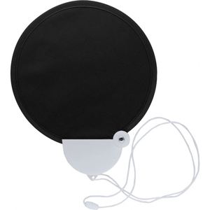 Abanico Plegable Promocional con Logotipo Personalizado, Abanico de Mano Redondo de Nailon Plegable con Cordón - Product Image 3