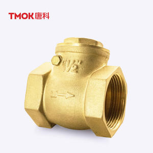 วาล์วกันกลับแบบแนวนอนทองเหลืองเกลียวใน 4 จุด รุ่น Tangke แบบหนา ป้องกันการไหลย้อนกลับ วาล์วปิด-เปิดท่อน้ำทางเดียว - Product Image 4