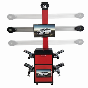 Eco Way Mobile 3D Four avec levage automatique et armoire à outils et machine d'alignement des roues CE Équipement d'alignement des roues de <span class=keywords><strong>voiture</strong></span> à 4 roues - Product Image 2
