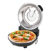 Excellente qualité Offre Spéciale 12 pouces rond électrique automatique pain Pizza gaufrier Machine avec casserole profonde