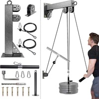 Système d'attache pour machine à poulie murale de gym, ensemble de tirage haut en acier, équipement de fitness pour usage domestique