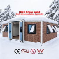 Casa Prefabricada de Alta Eficiencia Energética con Aislamiento de PU, Edificio Modular Expandible para Zonas de Frío Extremo