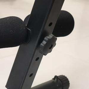 체육관 사용을위한 스쿼트 랙이있는 접이식 스틸 강도 훈련 벤치-남녀공용 복부 운동 장비 - Product Image 2