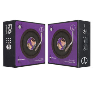 Mdior Super-Gleitgel-Beschichtete Anpassbare Kondome Verpackung 3 Großhandels-Einheiten - Product Image 1