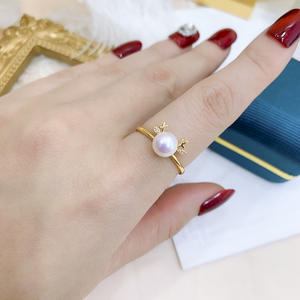 S925 <b>Silver</b> <b>Ring</b> Accessory DIY <b>Snake</b>-Shaped <b>Silver</b> Jewelry Holder with 9-12mm Beads 10409 - Product Image 4