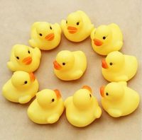 Mini canard de bain jaune, jouet aquatique qui sonne, en caoutchouc, pour bébé de 0 à 24 mois, 5 pièces