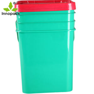 Approvisionnement d'usine de fabrication en Chine seaux carrés en plastique de 20L/5 gallons seau carré avec couvercle en vente - Product Image 3