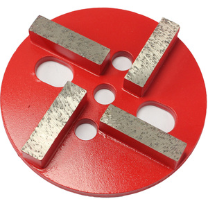 <span class=keywords><strong>Frankfurt</strong></span> Metal Bond Diamond Grinding 6 Bars Segment Grinding Shoe Plate Disco para mármol Granito Venta al por mayor Diamond Grinding - Product Image 2