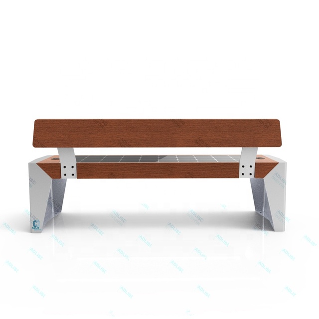 Popular Outdoor Smart Park Bench with Wireless Charging Solar Related Product