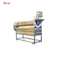 Machine de revêtement de saveur de casse-croûte de torréfaction d'écrous de coup de tambour d'acier inoxydable Hotair