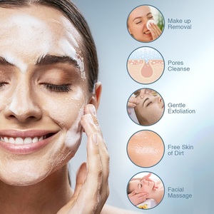 Ensemble de brosses nettoyantes pour le visage TOUCHBeauty 3 <span class=keywords><strong>en</strong></span> 1, brosse électrique rechargeable, nettoyage <span class=keywords><strong>en</strong></span> profondeur, exfoliation, massage, étanche, <span class=keywords><strong>outil</strong></span> de nettoyage de la peau - Product Image 4