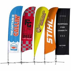 Drapeaux personnalisés coupe-vent, drapeaux de plage à lame, bannières promotionnelles personnalisées pour la publicité et l'affichage commercial - Product Image 4