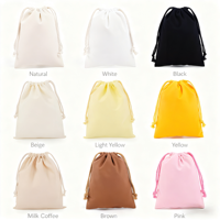 Sac à cordon en toile de coton et lin, personnalisable avec logo, écologique, pour emballage cadeau, vente en gros