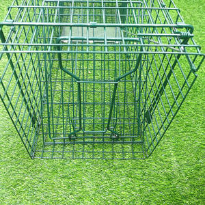 Trampas de Metal Galvanizado por Inmersión en Caliente, Plegables, de Entrada Única, <span class=keywords><strong>para</strong></span> Animales Salvajes Vivos, Conejos, Ardillas, <span class=keywords><strong>Gatos</strong></span>, Trampas <span class=keywords><strong>para</strong></span> Caza - Product Image 3