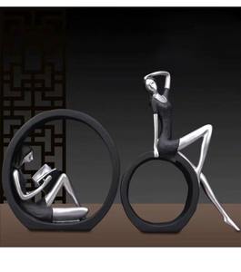 Escultura Humana para Escaleras, Diseño Moderno, Escultura Humana para Mesa, Diseño Abstracto Moderno para Decoración del Hogar, Decoración Metálica para el Hogar - Product Image 5