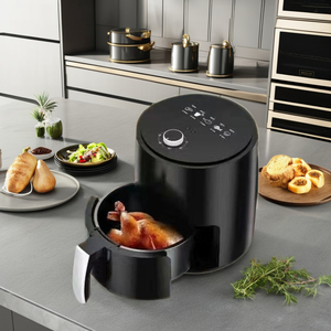 3.2L หม้อทอดไฟฟ้าอัจฉริยะความจุสูงเครื่องทอดอัตโนมัติหลาย360ในครัวเรือนใช้ใน ° อบ LED หน้าจอสัมผัสทอดแบบไม่มีน้ำมัน - Product Image 3