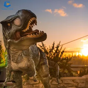 รูปปั้นไดโนเสาร์ไฟเบอร์กลาสจัดแสดงจากเรซินรูปปั้น3D มินิกอล์ฟ CCFD06