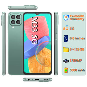 Smartphone Sbloccato Usato 100% Originale <span class=keywords><strong>M33</strong></span> 128GB [Fotocamera 50MP] Qualità A+ Versione Globale 5G per <span class=keywords><strong>Galaxy</strong></span> <span class=keywords><strong>M33</strong></span> 5G - Product Image 1