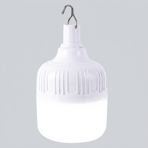 White Plastic T <b>LED</b> Bulb with Charging DC 5-6V <b>SMD</b> Light Source Dimmable High CRI 85 - Product Image 1