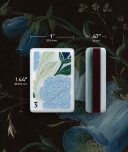 Juego de Mahjong Americano Azul de Lujo, Diseño Artístico de Lirios de Agua, Fichas Acrílicas de 3 Capas para Juego Familiar, Regalos y Venta al por Menor - Product Image 6