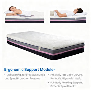 Colchón de Espuma Viscoelástica de Gran Tamaño, Calidad de Hotel, Soporte de Alineación Espinal, Ecológico, Hipoalergénico, Compresible, Moderno - Product Image 5
