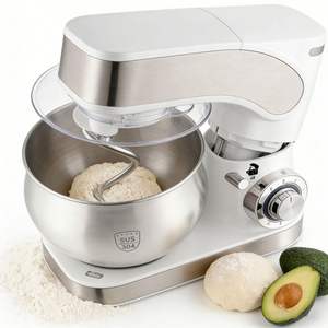 <span class=keywords><strong>Robot</strong></span> pâtissier électrique multifonctionnel et batteur sur socle pour pâte à <span class=keywords><strong>pain</strong></span> et gâteaux, avec bol de 5,5 L, idéal pour la cuisine et la boulangerie - Meilleures ventes - Product Image 2