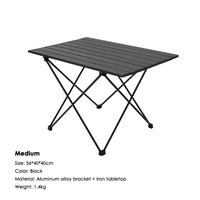 Table de camping portable en plein air Table pliante enroulable Table de camping pliable de jardin en plein air durable