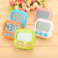 Timer Digital Magnetik Besar dari Plastik dengan Layar LED untuk Guru dan Anak-anak, Stopwatch Hitung Mundur dan Alarm Keras