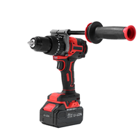 Perceuse à percussion sans fil brossée 20V 4Ah multifonctionnelle au lithium-ion de qualité industrielle compacte de type pistolet électrique OEM