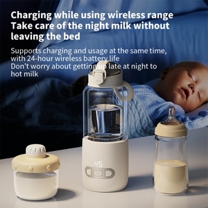 New Arrival Wireless Food Makers Bottle Warmers Travel Milk Warmer Portable <b>USB</b> <b>Heating</b> Baby Bottle Warmer - Product Image 4
