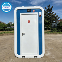 Toilettes portables en acier renforcé, étanches, inodores, haute stabilité, conception modulaire pour les travaux miniers, la construction routière et les chantiers