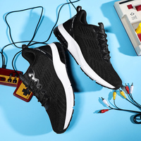 Chaussures décontractées pour hommes, baskets légères et tendance avec coussin d'air, dessus en mesh respirant, chaussures de sport personnalisables